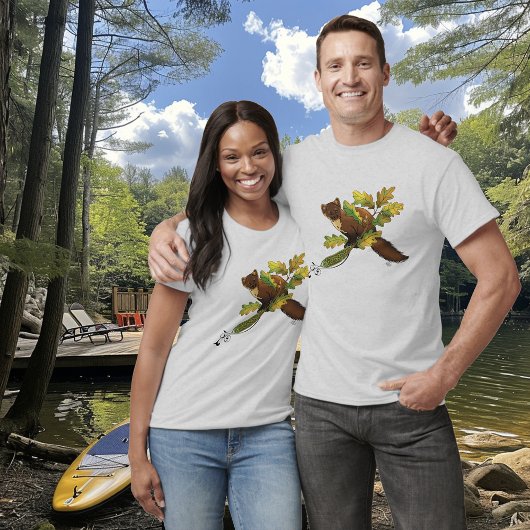 Pine Marten Herbstleaves T-Shirt