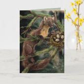 Pine Marten Karte (Gelbe Blume)