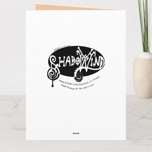 Pine Marten Karte (Rückseite)