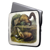 Pine Marten (Mustela Martes) Laptopschutzhülle (Vorderseite Links)