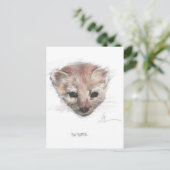 Pine Marten Postcard Postkarte (Stehend Vorderseite)