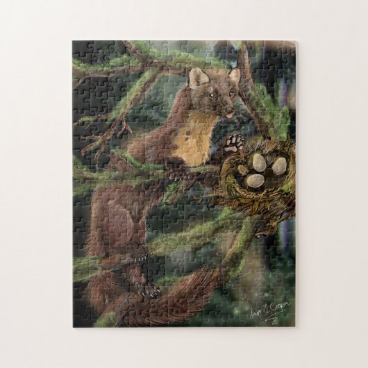 Pine Marten Puzzle (Vertikal)