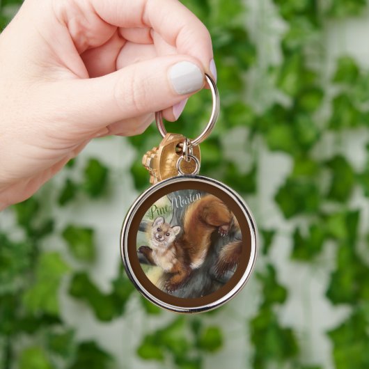 Pine Marten Schlüsselanhänger (Hand)