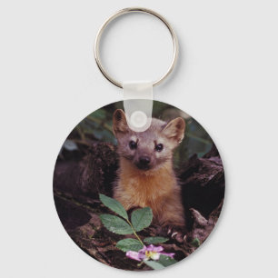 Pine Marten Schlüsselanhänger