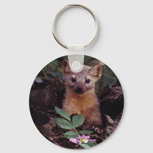 Pine Marten Schlüsselanhänger (Vorderseite)