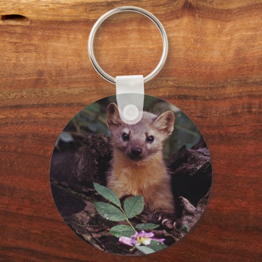 Pine Marten Schlüsselanhänger (Vorderseite)