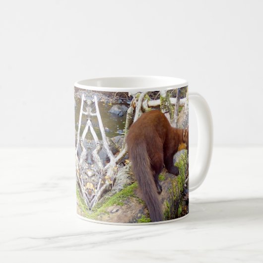 Pine Marten Tasse (VorderseiteRechts)