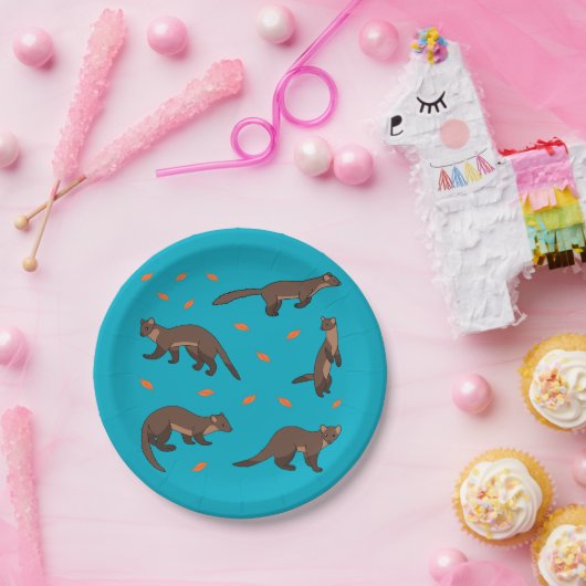 Pine Martens Pappteller (Party)