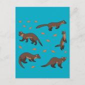 Pine Martens Postkarte (Vorderseite)