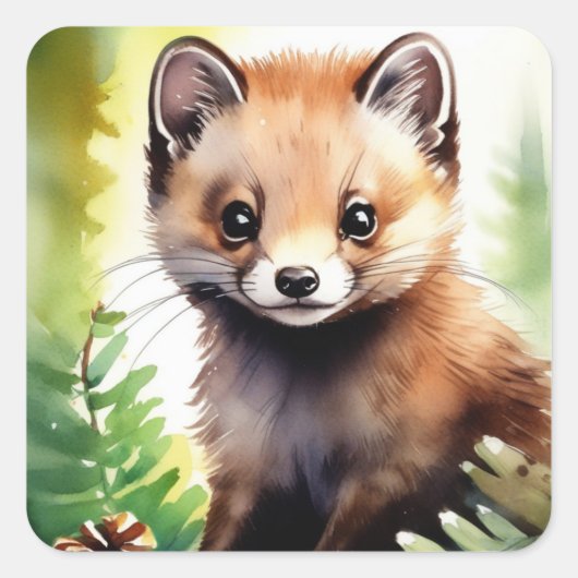 Pine Martin Stickers (Vorderseite)