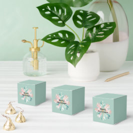 Pine Mint Snowflake Frohe Weihnachten Geschenkschachtel