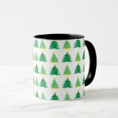 Pine-Muster Tasse (VorderseiteRechts)