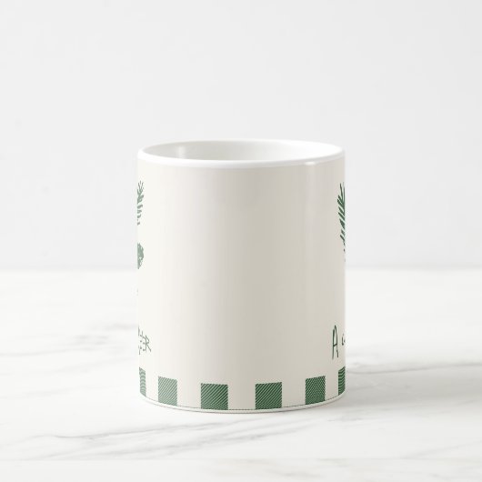 Pine Needle Lane - “A Cup of Cheer” With Pinecone Kaffeetasse (Mittel)