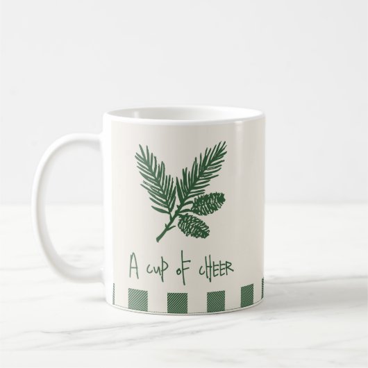 Pine Needle Lane - “A Cup of Cheer” With Pinecone Kaffeetasse (Links)