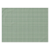 Pine Needle Lane - Kieferngrün-Gingham-Muster Tischdecke (Vorderseite (Horizontal))