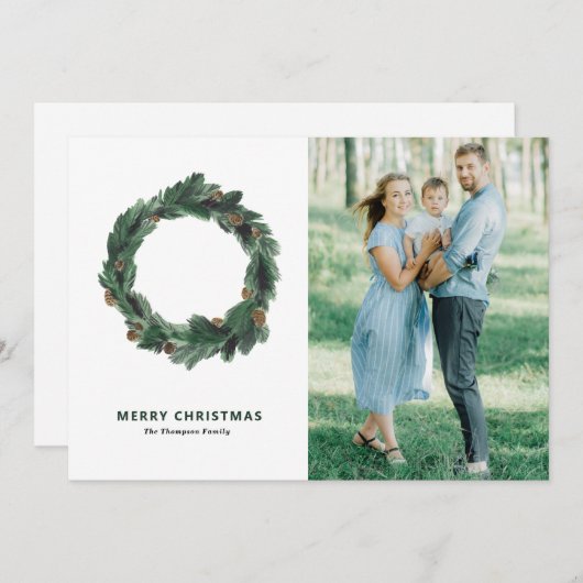 Pine Needles and Pine Cones Kaminfeuer Weihnachten (Vorne/Hinten)