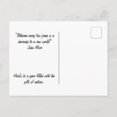 Pine Needles - Ice Holiday Postkarte (Rückseite)