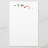 Pine-Needles und Berries Briefpapier (Vorderseite)