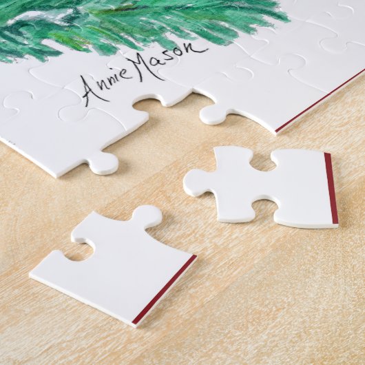 Pine Needles und Berries Puzzle (Seite)