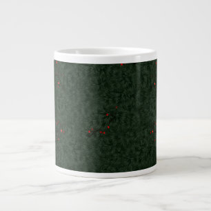 Pine Needles und Red Berries Jumbo-Tasse