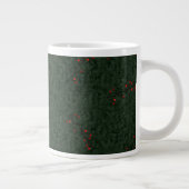 Pine Needles und Red Berries Jumbo-Tasse (Rechts)