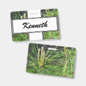 Pine Needles von Kenneth Yoncich Ausweis (Vorder- & Rückseite)