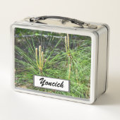 Pine Needles von Kenneth Yoncich Metall Lunch Box (Rückseite)