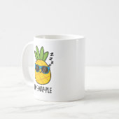 Pine-Nickerchen Funny Fruit Ananas Pun Kaffeetasse (Vorderseite Links)