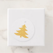 Pine oder Weihnachtsbaum in Golden oder Silberfoli Geschenkanhänger (Mit Box)