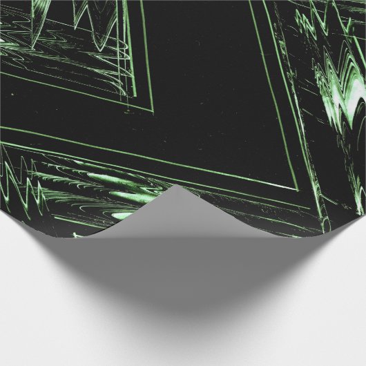 Pine Pattern in Perspektive Geschenkpapier (Ecke)