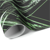 Pine Pattern in Perspektive Geschenkpapier (Rolleneckpunkt)