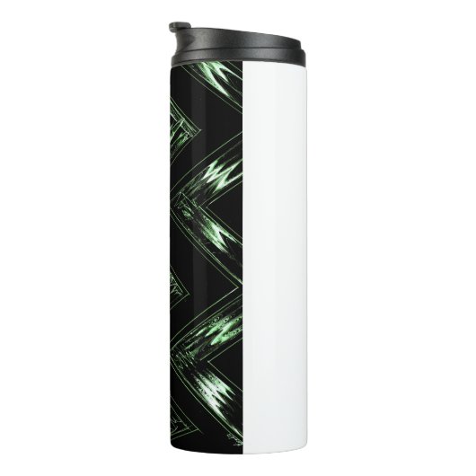 Pine Pattern in Perspektive Thermosbecher (Nach rechts gedreht)