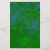 Pine Pattern Scrapbook Papier Stationierung (Vorderseite)