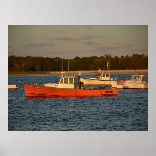 Pine Point Maine 24" x 18", Poster (Vorne)