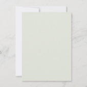 Pine Red Berry Winter Greenery Brautparty Einladung (Rückseite)