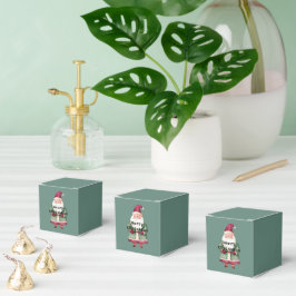Pine Red Merry Christmas Tree Santa (auf der Rücks Geschenkschachtel