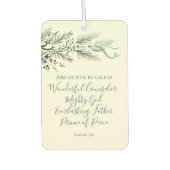 Pine Religious Christmas Business Promotional Gift Autolufterfrischer (Vorderseite)