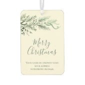 Pine Religious Christmas Business Promotional Gift Autolufterfrischer (Rückseite)