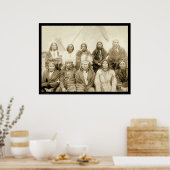 Pine Ridge Agency Indian Chiefs SD 1891 Poster (Küche)