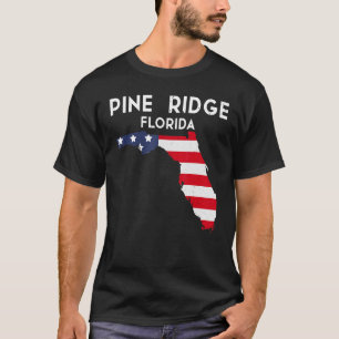 Pine Ridge Florida USA Staat America Travel Florid T-Shirt