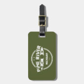 Pine River Michigan Kayaking Gepäckanhänger (Vorderseite vertikal)