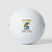 Pine River Pond NH - GO FISH Golfball (Vorderseite)