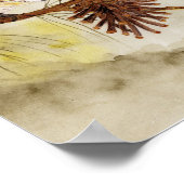 Pine Siskin Canvas Print Poster (Ecke)