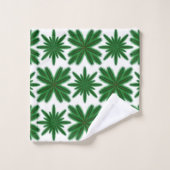 Pine Snowflakes Badetuch Set (Waschlappen)