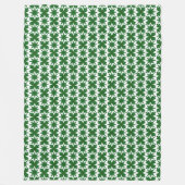 Pine Snowflakes Fleece Blanket (3 Größen) (Vorderseite)