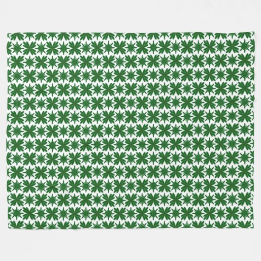 Pine Snowflakes Fleece Blanket (3 Größen) (Vorderseite (Horizontal))