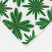 Pine Snowflakes Fleece Blanket (3 Größen) (Ecke)