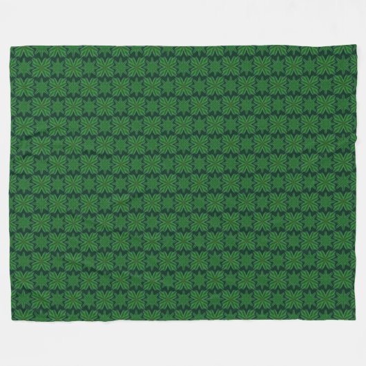 Pine Snowflakes Forest Fleece Blanket (3 Größe) (Vorderseite (Horizontal))