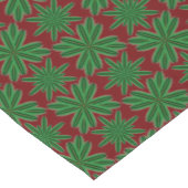 Pine Snowflakes Garnet Table Runner (3 Größen) Kurzer Tischläufer (Ecke)