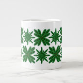 Pine Snowflakes Jumbo Tasse (Vorderseite)